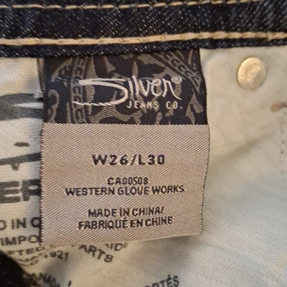 EUC Silver Suki Low Rise Jeans - Picture 4 of 13